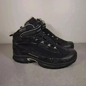 Salomon Men Deemax 2 Dry Hiking Boot Black 107655 Insulated  Thinsulate Size 7